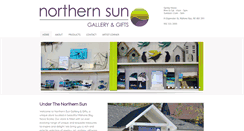 Desktop Screenshot of northernsungallery.com